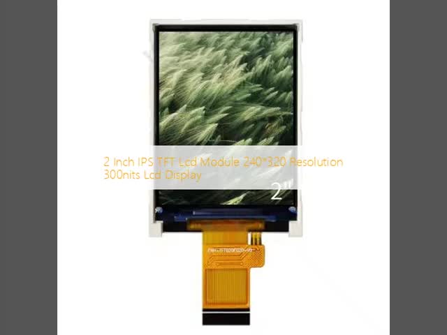 240x320 Resolution TFT LCD Modules 2 Inch TTL Display High Brightness With Touch Screen