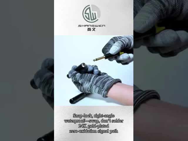 Audio 6.35 mm Jack Plug Male Connector Electrical 250V Power