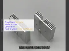 Anodized Aluminum Heat Sink for Vertical Mounting and Optimal Thermal Management