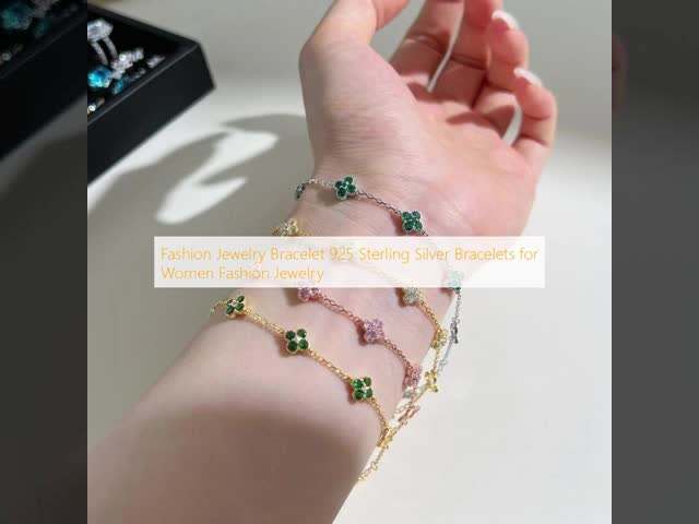 Fashion Jewelry Bracelet 925 Sterling Silver Bracelets for Women Fashion Jewelry