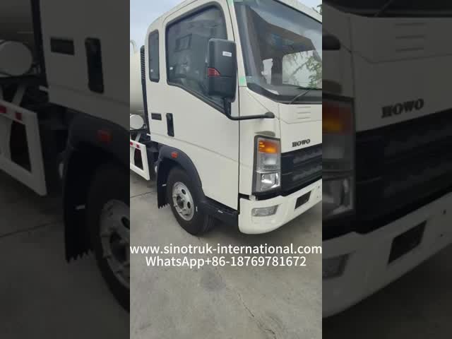 4*2 Drive HOWO Sewage Suction Truck: 6m³ Tank, 160HP , 8.00R20 Tires, Light-Duty Sewage Truck ,Efficient Sanitation Vehicle