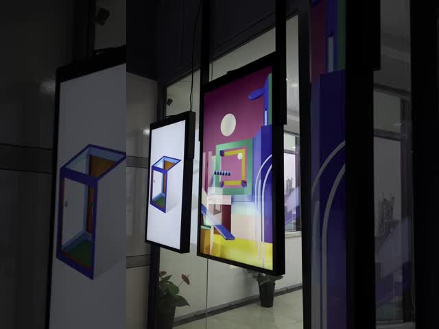 65 Inch Double Sided LCD Display with 3840x2160 Resolution 178/178 Viewing Angle and 1200:1 Contrast Ratio