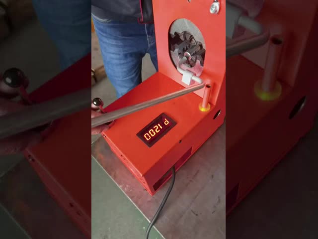 3/4 pulgadas 220V AC Máquina de acoplamiento de manguera hidráulica para el aire acondicionado del coche El video