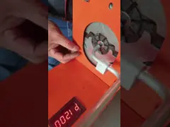 3/4 pulgadas 220V AC Máquina de acoplamiento de manguera hidráulica para el aire acondicionado del coche video