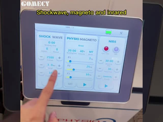 Advanced 3-in-1 PMST Wave Magneto Therapy with Shockwave & Infrared Powerful Pulsed Magneto Therapy Combined with Shockwave and Infrared Light