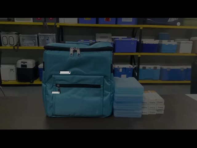 Soft Cooler With Double Zipper Medical Cooler Bag For Cooling Storage