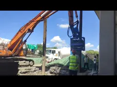 China SANY 2.4 Ton Vibratory Excavator Sheet Pile Driver With Reduced Noise supplier