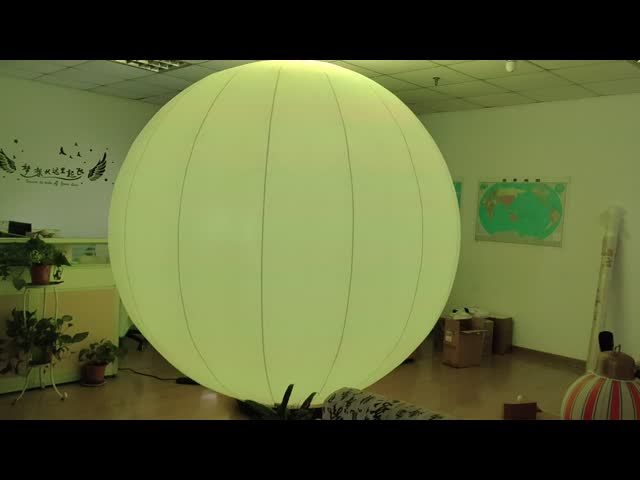 2.2m Round 20W RGB LED Lighting Balloon With Fan Base For Convention Centers