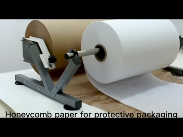 Eco-Friendly Recycled Honeycomb Paper Sleeves Cushioning Wrap Packaging