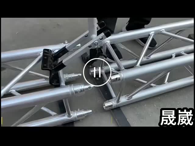 Portable Aluminum Truss System with Quick Delivery and Compatible with Various Connectors for Custom Configurations