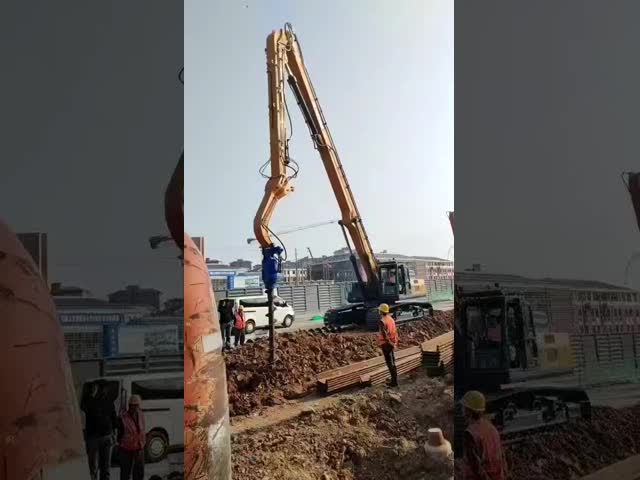 Hydraulic Earth Drilling Auger 30000N For 20 - 27 Tons Excavator