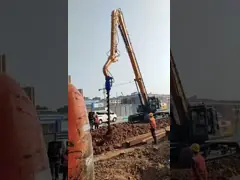 Hydraulic Earth Drilling Auger 30000N For 20 - 27 Tons Excavator