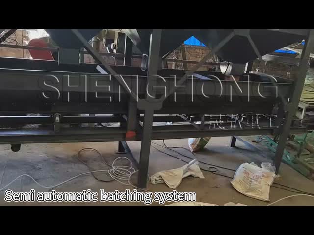 PLC 全自動バッチングシステム ステンレス鋼 10 T/h ビデオ