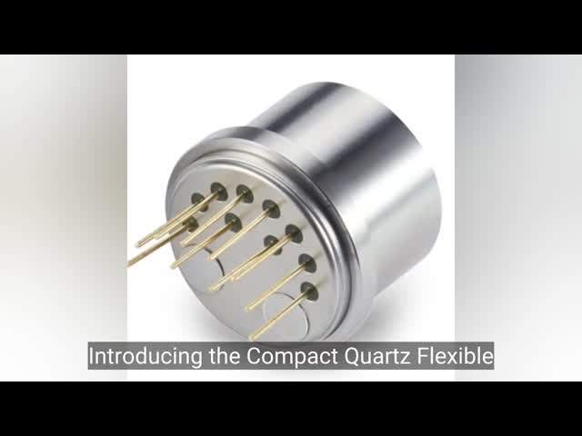 Quartzo pequeno com inércia diagonal do Flexure do medidor de vibração da estabilidade alta baixo