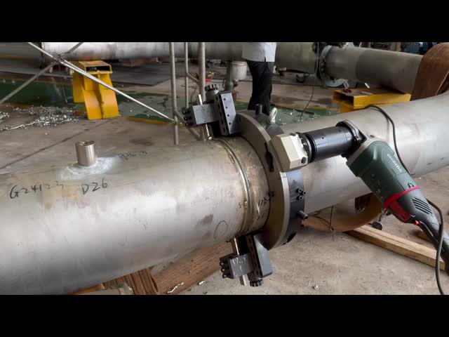 Portable Pipe Cutting Beveling Machine Robust Pipeline Beveling Machine