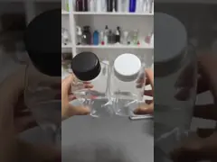 Plastic Juice Bottles With Caps Clear Drink Containers With Lids For Drink