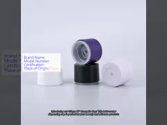 TPE 35mm Diameter Cosmetic Soft Touch Twist Center Dispensing Cap