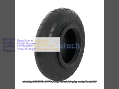 Single Convoluted Air Spring 230116H-1 Cross Phoenix 1B20 Rubber Bellows Only