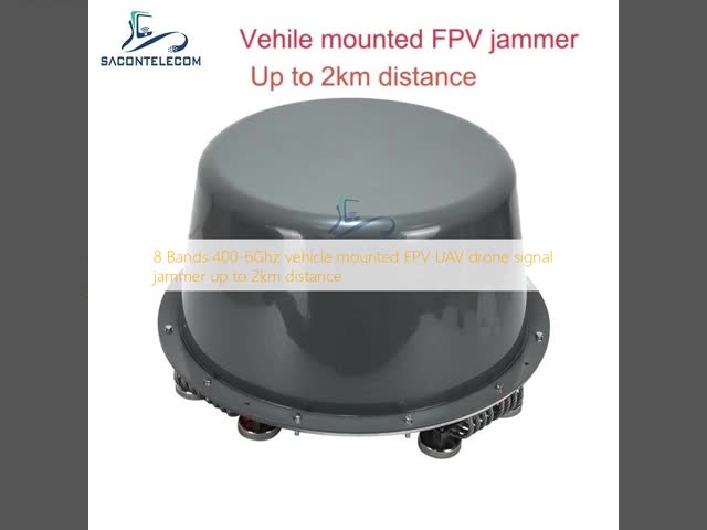 3 Bands 150w UAV Counter System Drone Signal Jammer with 500m Radius for FPV and Anti Drone Defense