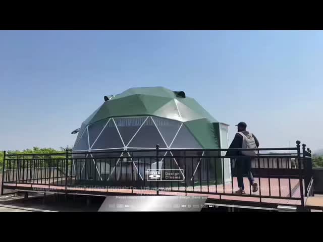 Custom PVC Dome Garden Outdoor Tent Canopy 6-8 Person For Camping Resort