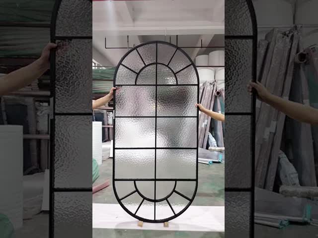 French Style Aluminium Glass Partition Room Divider For Office Commercial Residential