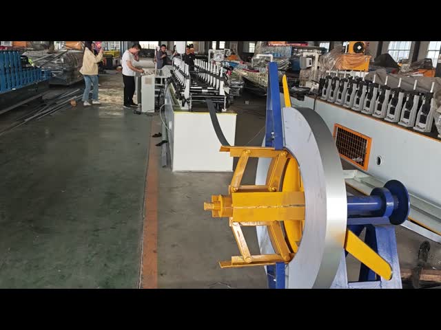30x50 Steel Profile U Track PLC Control Cold Roll Forming Machine