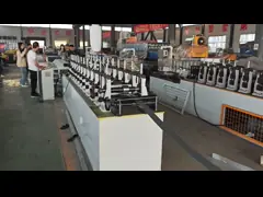 30x50 Steel Profile U Track PLC Control Cold Roll Forming Machine