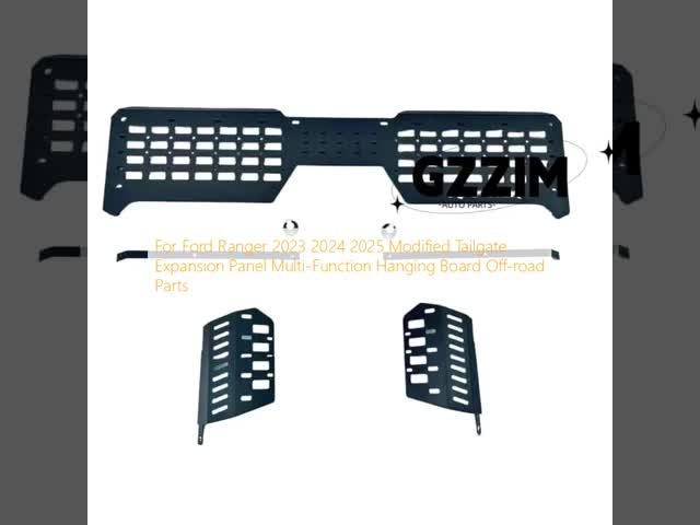 For Ford Ranger 2023 2024 2025 Modified Tailgate Expansion Panel Multi-Function Hanging Board Off-road Parts