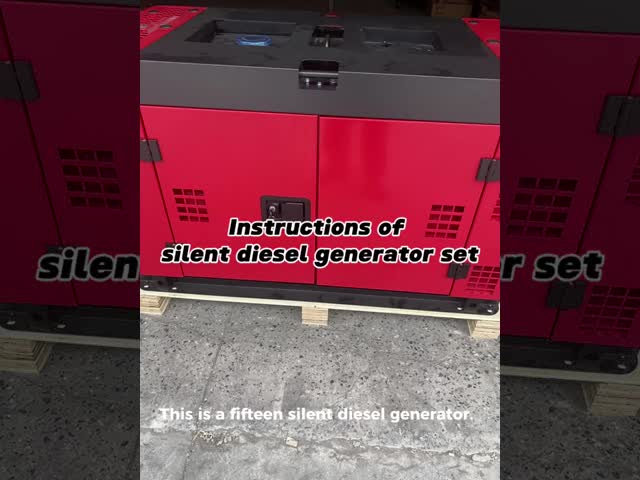 12KW 15KVA Silent Diesel Generator All-copper 220V/380V High Efficiency