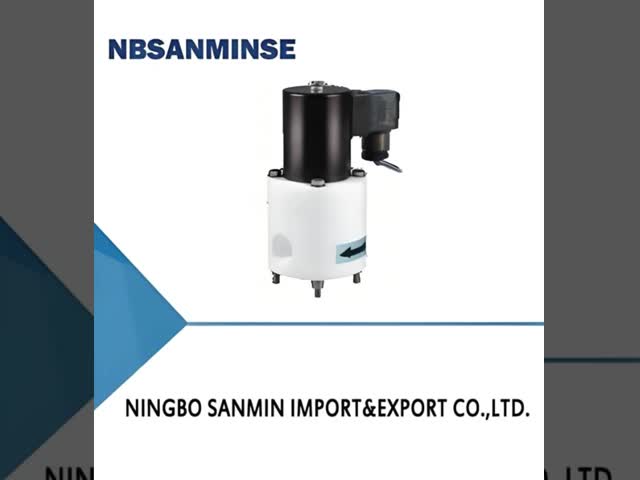Polytetrafluoro Electromagnetic Valve PTFE Solenoid Valve with Max. +120℃ Temperature Resistance 0.01～0.6 MPa Working Pressure and 1.2 MPa Compressive Strength