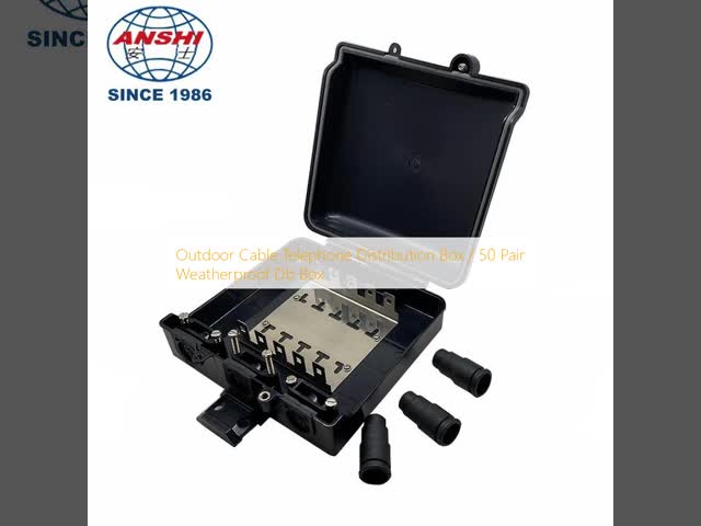 Pole Mount & Wall Mount Outdoor Cable Telephone Distribution Box / 50 Pair Weatherproof Db Box