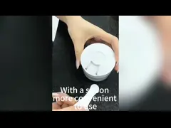 15g 30g 50g Leakproof Plastic Cream Jar with Customizable Colors for Skincare and Cosmetic Use