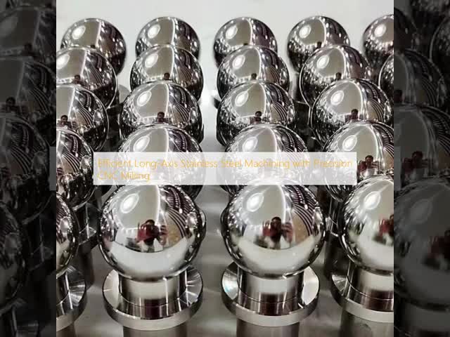Long Axis Stainless Steel Machining With Precision CNC Milling