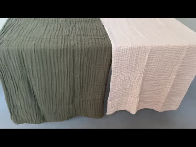 6 Layer Gauze Cotton Blanket 59*78 Inches Skin Friendly With Gentle Fabric