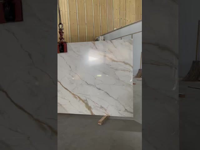 OLC510T Calacatta Gold Printed Stone Contractors And Wholesalers' Favorite Hd Inkjet Print Technology Slab