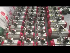 Silver Color Single Action 90 Degree Pneumatic Actuator Control Valve