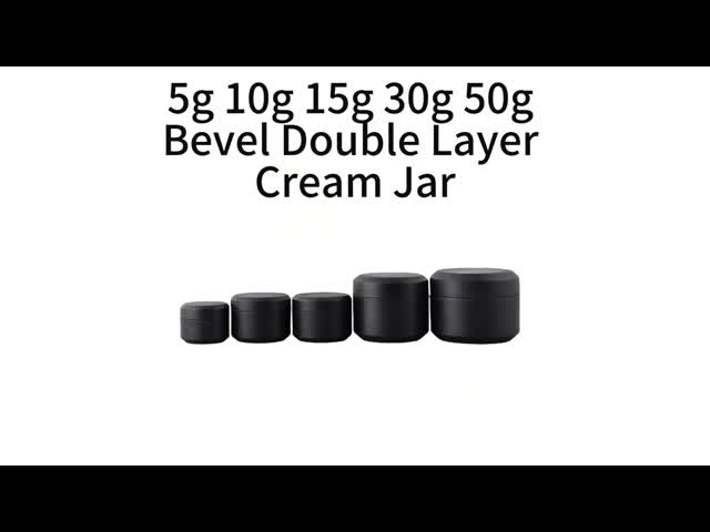 3g 5g Small Capacity Different Types PS Plastic Cream Jar Sample Container Suitable