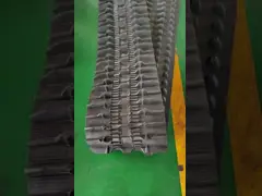 220mm Width Rubber Snow Tracks , Low Noise Snowmobile Track Replacement