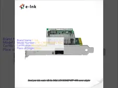 PCI Express x8 Single Port SFP+ 10 Gigabit Server Adapter (Intel 82599EN Based)