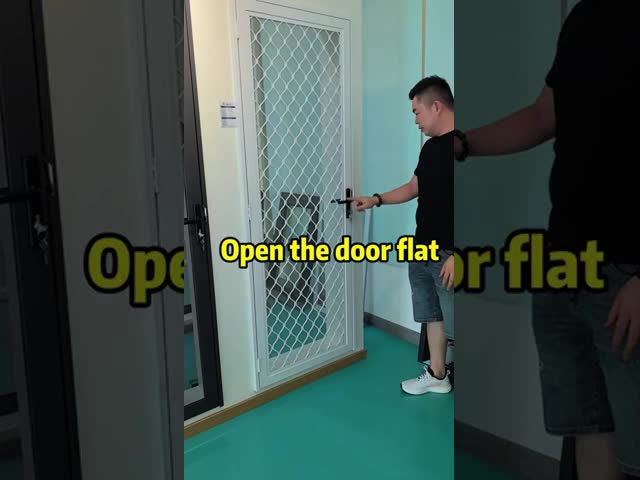 Heavy Duty Anti Theft Aluminium Front Doors With Stainless Steel Mosquito Net