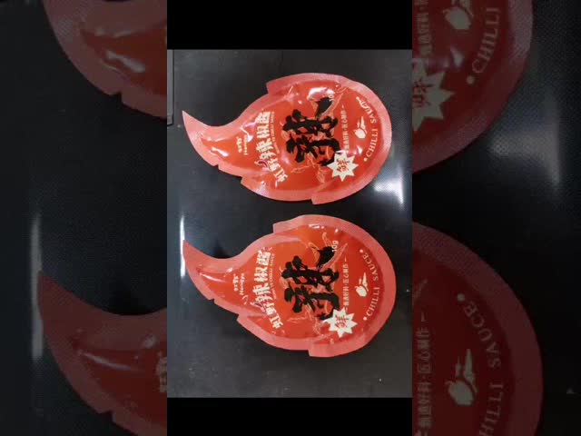 Irregular Liquid Stick Sachet Packing Machine Full Automatic for 2 30ml Sport Gel Juice