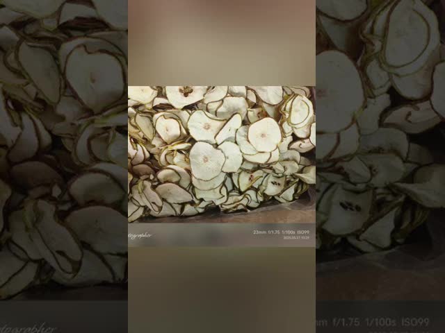 Sun Drying Organic Dried Pears Natural Dried Pear Slices HALAL