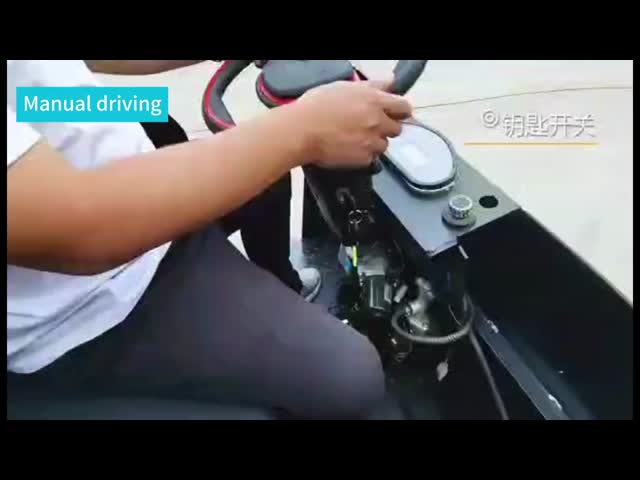 Industrial Electric Steering Wheel Transfer Cart Powerful Drive Rugged Body
