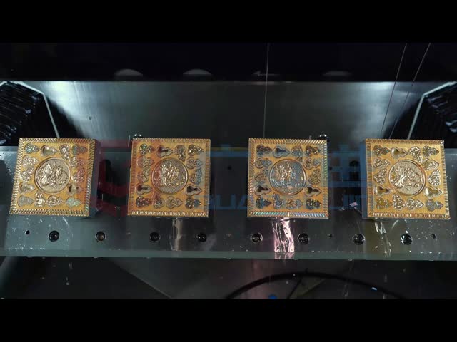 G5-240 four-station 5-axis machine Five Axis Jewelry Carving Machine Featuring Up to 10 Tools Magazine and ER16 Collet Chuck for Versatile Jewelry Carving