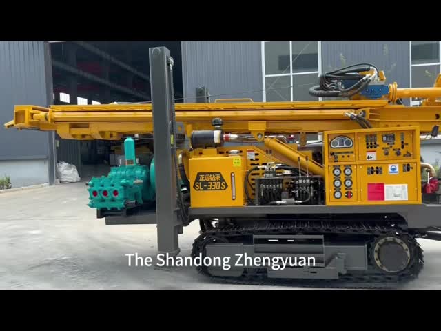 SL330S Crawler-type Water Well Drilling Rig, With Low Overall Cost And Powerful Performance