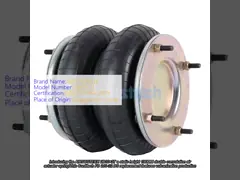 Static Height 190MM Contitech FD 210-22 DS Double Convolution Air Actuator Spring