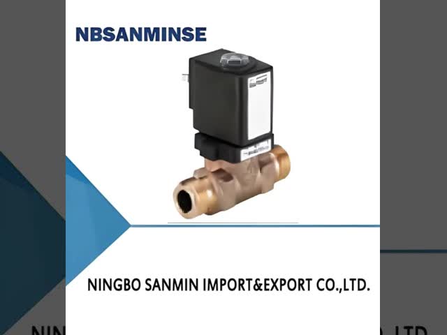 Servo-assisted 2/2-way Brass Solenoid Valve with DN 10... DN 50 Orifice and 24 V/DC Operating Voltage