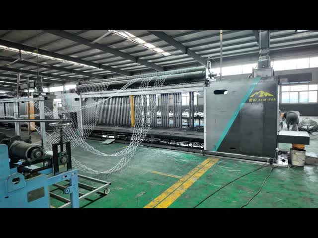 5400mm Width Gabion Production Line With PVC Coated Wire