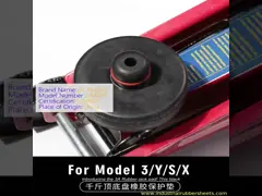 Black NR NBR POM Rubber Jack Pad Shock Absorber for Car Paint Protection