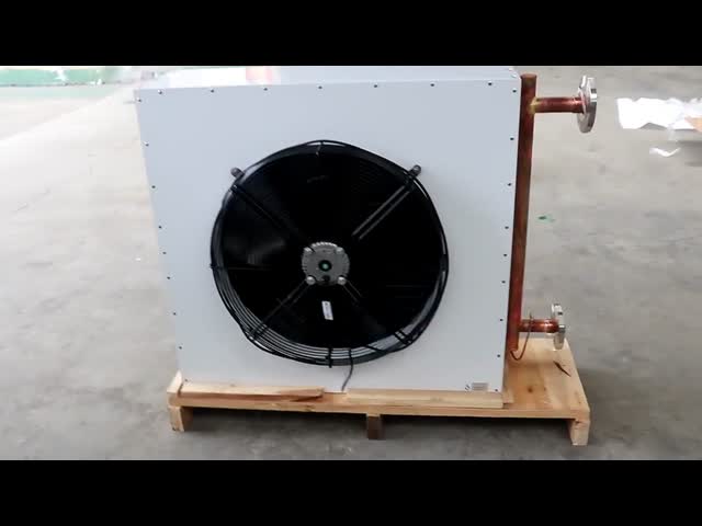 Stainless Steel Fin-Tube Condenser with Copper Tubes Air-Cooled Heat Exchanger for Air-Conditioning Systems
